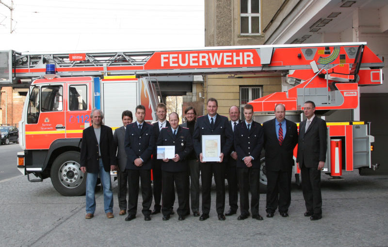 Beim Feuerwehr-Webseiten-Wettbewerb der Fa. Dräger Safety