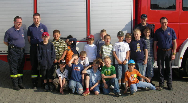 Projektgruppe "Feuerwehr" 2008