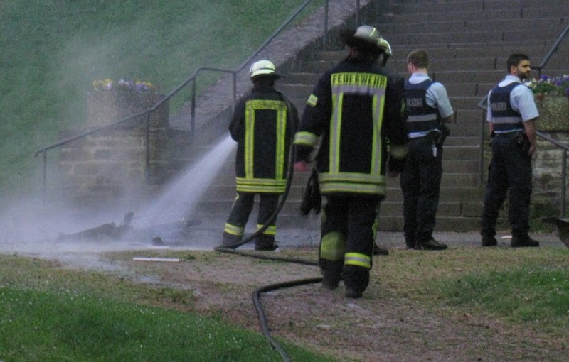 Das Feuer wurde schnell gelöscht