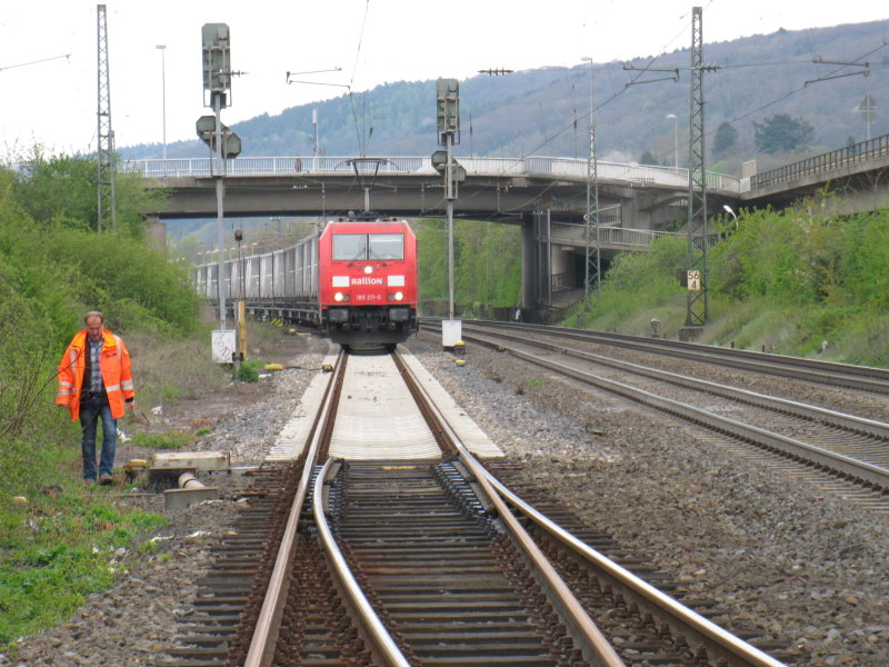 Der Bahnverkehr stoppte in Sinzig